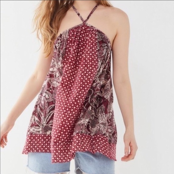Urban Outfitters Floral Pattern Tank Top - Picture 1 of 10
